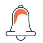 minimalist line art of a bell