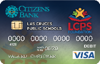 LCPS Foundation debit card